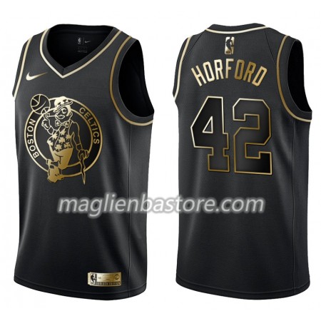 Maglia NBA Boston Celtics Al Horford 42 Nike Nero Golden Edition Swingman - Uomo